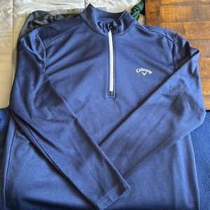 Callaway 1/4 Zip Fleece Lined Pullover